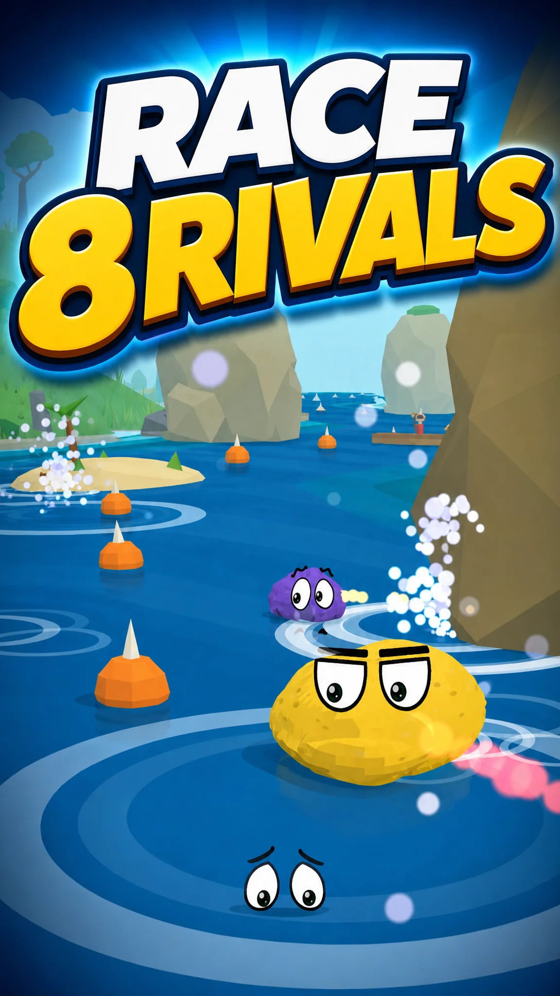 Skippidy Skip — race across the lake to the flag